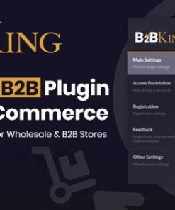 B2BKing v5.0.15完美破解WooCommerce商店管理插件下载
