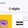 Digits v8.4.2.3完美破解Wordpress注册短信验证码解决方案插件下载