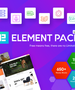 Element Pack v7.8.0完美破解付费Elementor扩展插件下载