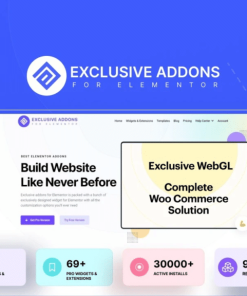 Exclusive Addons For Elementor v1.5.9完美破解付费Elementor扩展插件下载