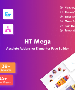 HT Mega Pro v1.8.5 完美破解付费Elementor扩展插件下载