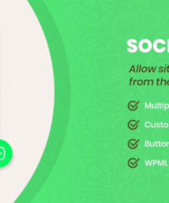 WP Social Chat PRO v7.2.4完美破解Wordpress Whatsapp聊天插件下载