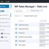 WP Table Manager v4.1.0完美破解Wordpress专业表格插件下载