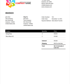 WooCommerce PDF Invoices v5.0.5完美破解Woo发票管理插件下载