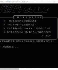 一键结束非白名单进程v1.1
