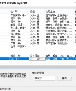 中药方详细解释作用v1.0中药查询软件
