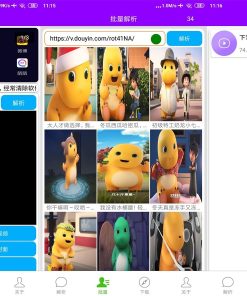 安卓短视频一键解析v1.0.1绿化版