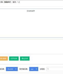 视频处理器v1.3处理工具视频批量横转竖