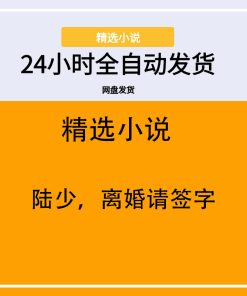 陆少，离婚请签字