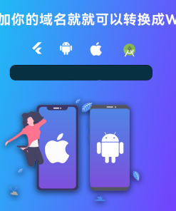 网站转换APP源代码 WebAPP源代码 网站生成APP源代码 Flutter项目 带控制端