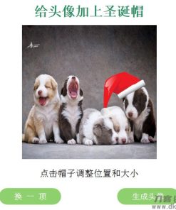 QQ头像加上圣诞帽子在线生成源码