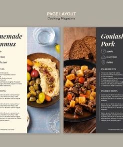 美食杂志电子版内页排版设计