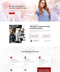 HTML5咨询运营服务公司宣传网站模板