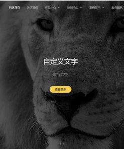 黑色高端响应式品牌设计建站企业网站模板(自适应手机移动端)织梦dedecms
