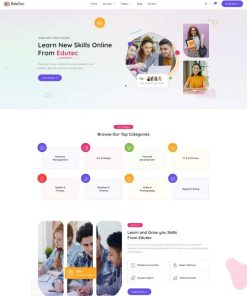 HTML5在线教育技术公司网站模板