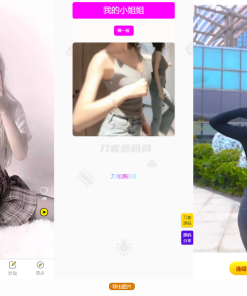 五套随机小姐姐短视频引流网站源码+最新API