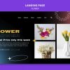 花店登录页模板PSD