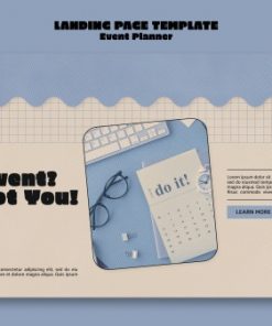 计划器登录页模板PSD