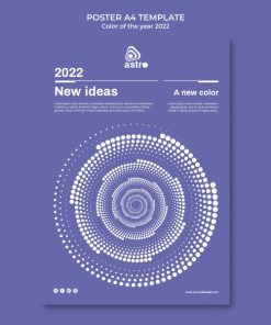 2022新年海报模板设计