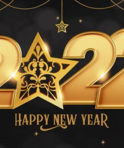 2022新年快乐PSD海报