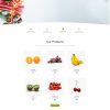 极简水果店HTML5网站模板