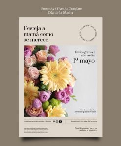 花店花卉海报设计PSD