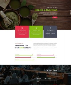 西式汉堡披萨餐厅网站模板