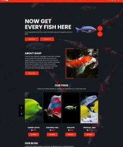 海洋馆HTML5网站模板