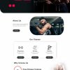 健身俱乐部HTML5网站模板