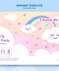 生日派对广告海报设计