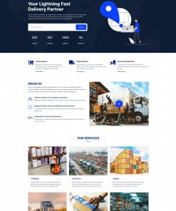 Bootstrap物流速递公司网站模板