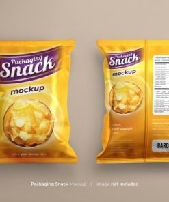 薯片包装样机psd