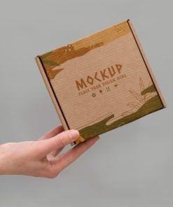 翻盖纸盒包装样机