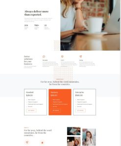 Bootstrap商务咨询服务公司网站模板