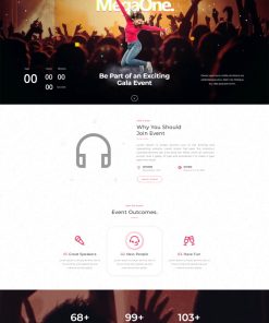 HTML5演唱会票务服务网站模板