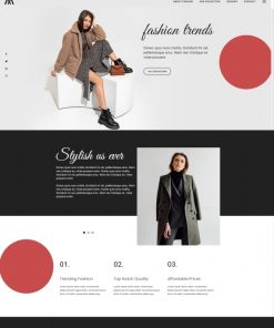 HTML5欧美时尚服饰网站模板