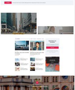 HTML5热点实时新闻资讯网站模板
