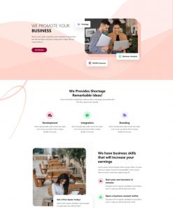Bootstrap企业业务咨询服务网站模板