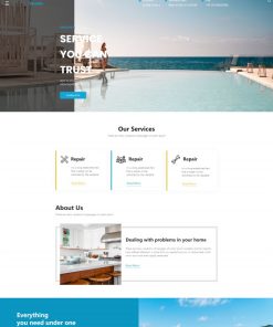 HTML5旅行住宿宣传网站模板