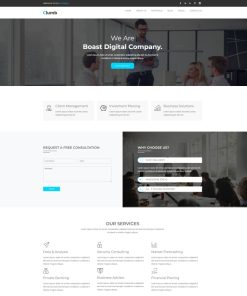 HTML5数字营销服务公司网站模板
