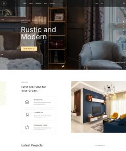 HTML5室内装饰企业网站模板