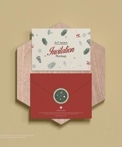 邀请函样机模板设计