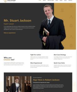 HTML5律师事务所宣传网站模板