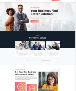 HTML5公司企业商务咨询服务网站模板