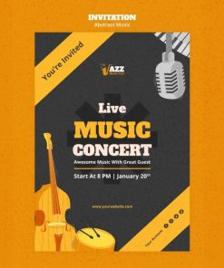 音乐现场活动宣传海报设