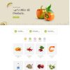 健康有机蔬菜食物HTML5网站模板