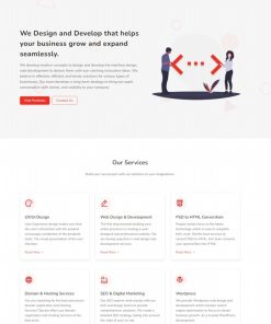 网页设计开发公司网站模板