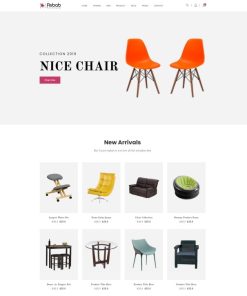 HTML5时尚家具椅子电子商务网站模板