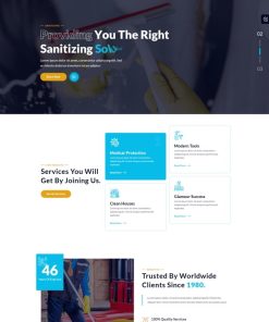 家政清洁服务机构HTML5网站模板