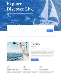 船舶租赁服务网站模板